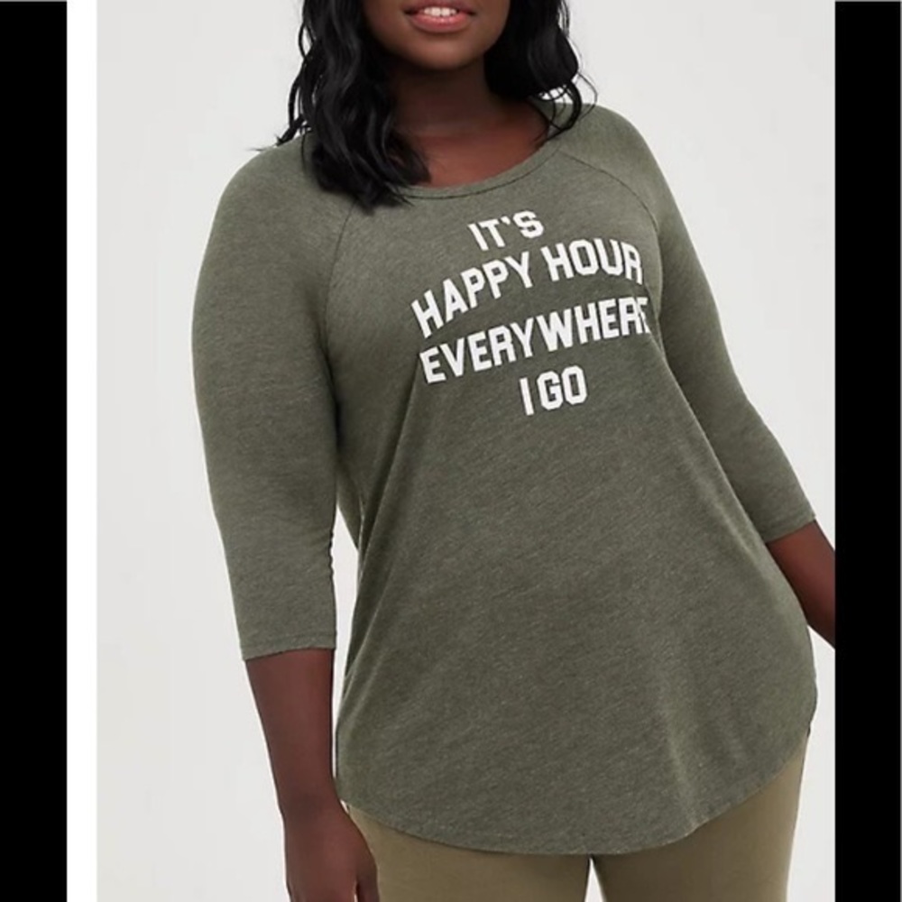 Torrid It’s Happy Hour Shirt 5X